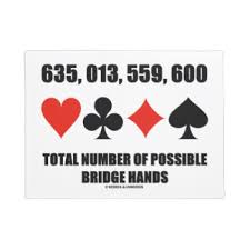 total number of bridge hands